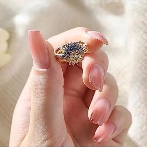 Bohemian Celestial Ring Day n Night - Picture 3 of 7